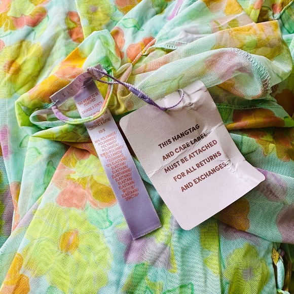 Savage X Fenty Freshly Picked Floral Print Pantyhose & Free Spirit Maxi Robe Set - Picture 8 of 13